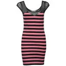 Chickster Women's Berkant Striped Dress - Pink - 8 - Rosa Bild 1