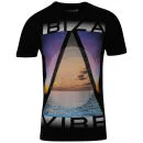 Delta Tribe Men's Ibiza Vibe Graphic T - Shirt - Black - S - Schwarz Bild 1