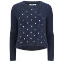 ONLY Women's Lisa Box Knitted Jumper - Navy - XS - Marineblau Bild 1