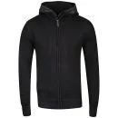 Brave Soul Men's Knitted Zip Thru Double Layer Jumper - Black - S - Schwarz Bild 1