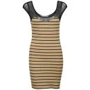 Chickster Women's Berkant Striped Dress - Nude - 8 - Nude Bild 1