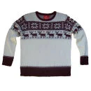 Christmas Jumper Unisex - Crazy Grandma - S - Braun Bild 1