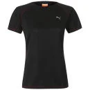 Puma Women's Drycell Running T-Shirt - Black/Grey - 10 - Schwarz/Grau Bild 1