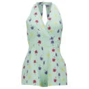 LOVE Women's Palm Print Playsuit - Multi - XS - Bunt Bild 1