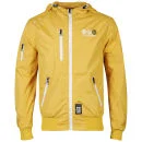Crosshatch Men's Gable Hooded Zip Through Windbreaker Jacket - Mineral - S - Mineral Bild 1