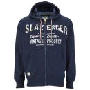 Slazenger Men's St. John Zip Thru Applique Hoody - Navy - S - Marineblau Bild 1