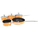 Morphy Richards Accents 5 Piece Pan Set - Orange Bild 1