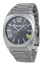 Bench Men's Black Dial Silver Alloy Bracelet Watch Bild 1