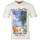 Tokyo Laundry Men's World Tour T-Shirt - Ivory - S - Ivory Bild 1