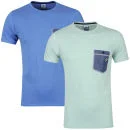 Carter Herren Boom 2er-Pack T-Shirt - Grüne Minze /Orbit - S - Spearmint/Orbit Bild 1