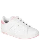 adidas Kids Stan Smith Trainers - White/Pink - 10 - White/Pink Bild 1