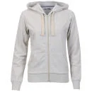 Brave Soul Damen Adrian Kapuzenpulli mit Reißverschluss - Beigemeliert - S - Oatmeal Marl Bild 1