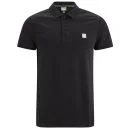 Bench Men's Brushed Neck Crystalline Polo Shirt - Jet Black - S - Schwarz Bild 1
