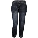 Bench Women's Cropped Cuffed Jeans - Blue - 26R - Blau Bild 1