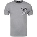 Atticus Herren Crossbird Kurzarm T-Shirt - Grau - S - Grau Bild 1