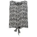 Brave Soul Frauen Kat Tie Front Shirt - Schwarz - XS - Schwarz Bild 1