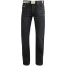 Smith & Jones Men's Elano Mid Rise Jeans - Blue/Black - 30S - Blau/Schwarz Bild 1