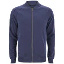 Firetrap Men's Phoenix Quilted Zip Sweatshirt - Peacoat - S - Blau Bild 1