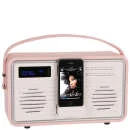 View Quest Retro1 DAB with iPhone Dock - Pink Bild 1