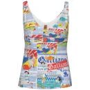 John Galliano Women's Cartoon Top - White - 12 - Weiß Bild 1