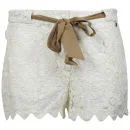 Pepe Women's Norai Lace Shorts - Cream - 26 - Cream Bild 1