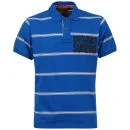 Tokyo Laundry Men's Gordon Polo Top - Blue - S - Blau Bild 1