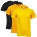 Fruit of the Loom/Jerzees Men's 3 Pack T-Shirts - Small - Yellow/Gold/Black Bild 1