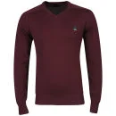 Bench Men's Unbeatable Knitted Jumper - Port Royal - S - Port Royal (Plum) Bild 1