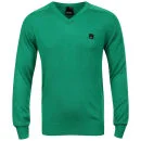Bench Men's V-Neck Knit - Green - S - Grün Bild 1