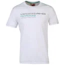 Puma Men's Mercedes Petronas Team T-Shirt - White - S - Weiß Bild 1