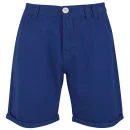 Soul Star Männer Chino Melton Shorts - Kobalt - 28R - Cobalt Bild 1