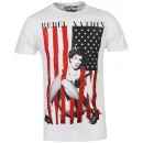 Ringspun Men's Rebel Nation Photo Print T-Shirt - White - S - Weiß Bild 1