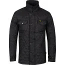 Le Breve Men's Mario Quilted Jacket - Grey - S - Grau Bild 1