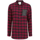 ONLY Women's Joy Tartan Shirt - Red - XS/UK 4 - Rot Bild 1