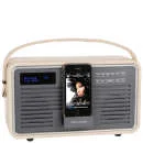 View Quest Retro1 DAB with iPhone Dock - Cream Bild 1