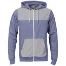 D-Code Men's Noah Loopback Zip Thru Sweatshirt - Blue Salt & Pepper - S - Blue Salt & Pepper Bild 1