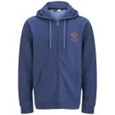 Rip Curl Men's Palm Stamp Logo Full Zip Hoody - Navy Marl - S - Blau Bild 1