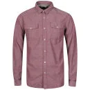 Boxfresh Men's Candie Long Sleeved Shirt - Red Chambray - XS Bild 1