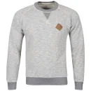 Urban Stone Men's Crank Crewneck Space Dyed Sweatshirt - Grey - S - Grau Bild 1