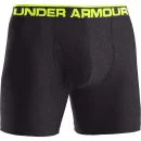 Under Armour Herren The Original 6 Zoll Boxerjock - Karbon /Schwarz/Gelb - S - Carbon Heather/Black/High-Vis Yellow Bild 1