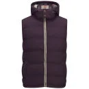 Soul Star Men's Solly Gilet - Burgundy - S - Bordeauxrot Bild 1