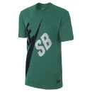 Nike SB Men's Big Logo T-Shirt - Mystic Green/Black - S - Grün Bild 1