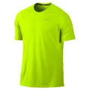 Nike Herren Miler Kurzarm T-Shirt - Gelb/Grün - S - Volt Green Bild 1