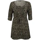 Brave Soul Women's Zahra Floral Dress - Black/Taupe - S - Schwarz Bild 1