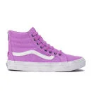Vans Women's SK8-Hi Slim Zip Overwashed Hi-Top Trainers - Radiant Orchid - 3 - Pink/Purple Bild 1