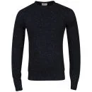 Boxfresh Men's Gefen Knit - Navy Fleck - S - Navy Fleck Bild 1