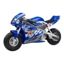 Razor Pocket Rocket Mini Electric Motorcycle - Blue Bild 1