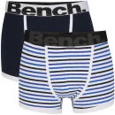 Bench Men's 2-Pack Boxers - Navy - S - Marineblau Bild 1