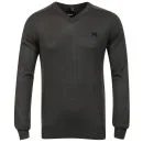 Bench Men's V-Neck Knit - Anthracite Marl - S - Anthrazit meliert Bild 1