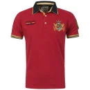 Brave Soul Men's Pulitzer Polo Shirt - Red - M - Rot Bild 1